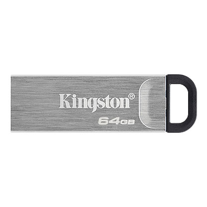 Kingston FD 64GB DTKN USB3.2DataTraveler KysonStylish Capless Metal Case,200MB/s read